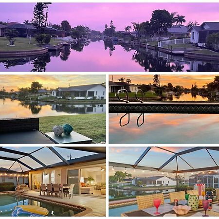 Serenity Waterfront Villa With King Suite, Private Pool, Great Lanai Enclosure And Long Water Views Cape Coral Bagian luar foto